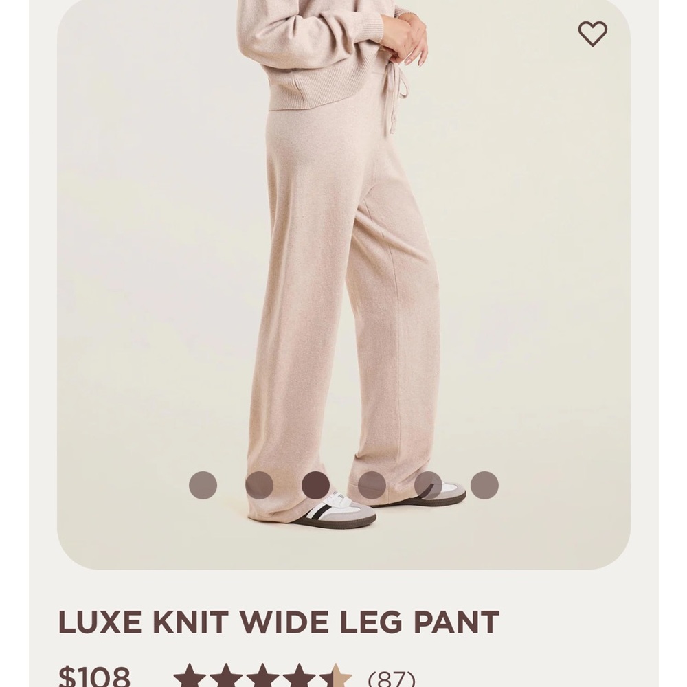 Nuuds NEW never worn Luce Knit Wide Leg Pant size M